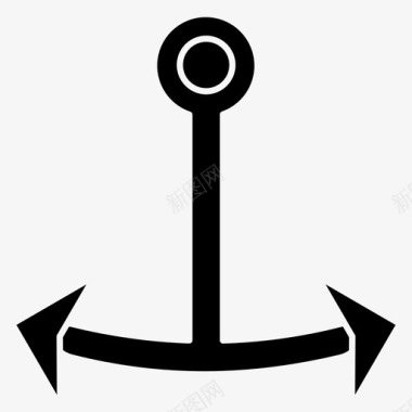 锚船锚海军图标图标