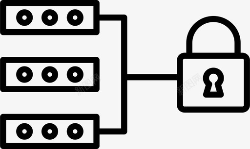 密码锁保护图标svg_新图网 https://ixintu.com 保护 密码