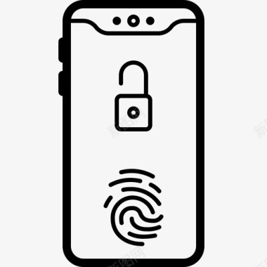 touchid解锁密码电话图标图标