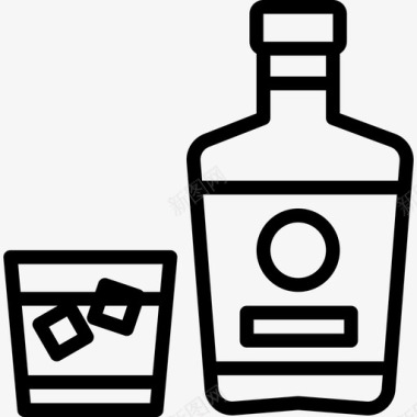 威士忌饮料10直饮图标图标