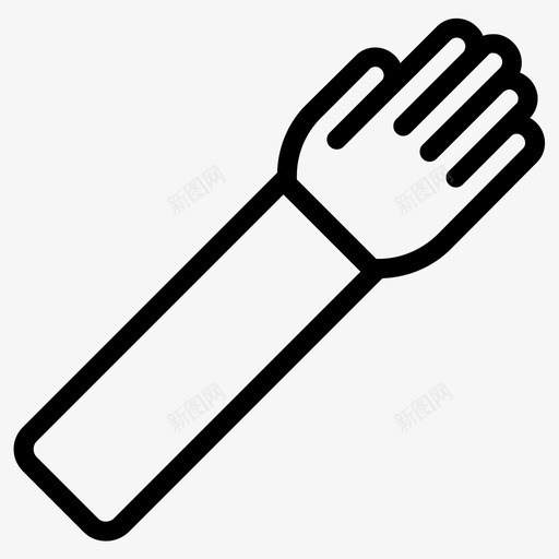 手臂身体身体部位图标svg_新图网 https://ixintu.com 手指 手臂 身体 部位