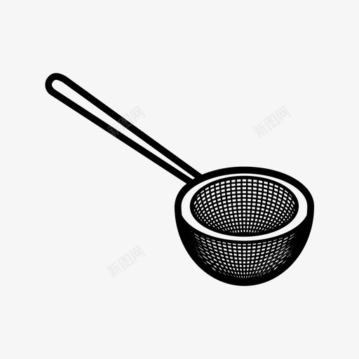 筛子厨房器具图标svg_新图网 https://ixintu.com 厨房 器具 筛子
