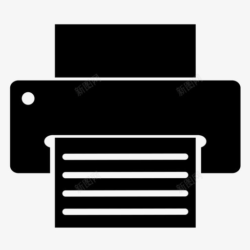 印刷文件印刷品脱图标svg_新图网 https://ixintu.com 印刷 印刷工艺 品脱 文件印刷