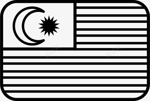 马来西亚国旗mys国家图标svg_新图网 https://ixintu.com mys 世界 国家 简化圆形世界国旗 马来西亚国旗