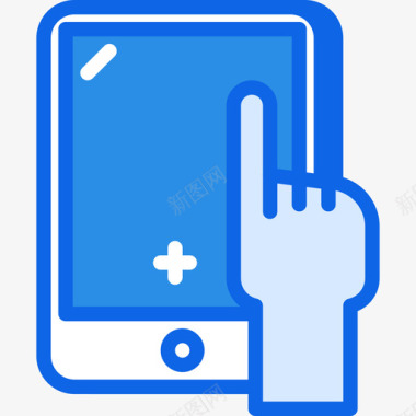 Ipad用户界面30蓝色图标图标