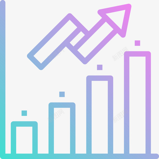 图表商业231梯度图标svg_新图网 https://ixintu.com 商业 图表 梯度