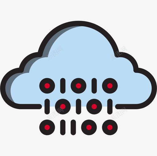 云计算云11线性颜色图标svg_新图网 https://ixintu.com 云11 云计算 线性颜色
