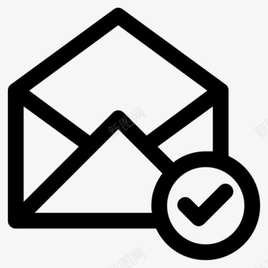 验证邮件认证邮件支票邮件图标图标