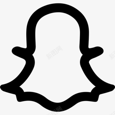 Snapchat社交媒体91概述图标图标