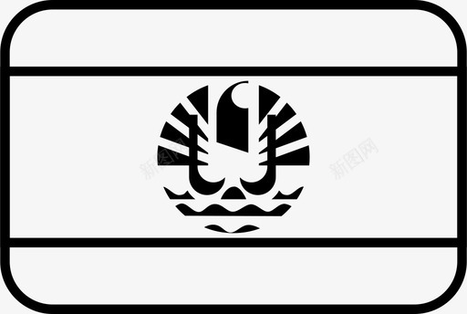 法属波利尼西亚国旗国家pyf图标图标