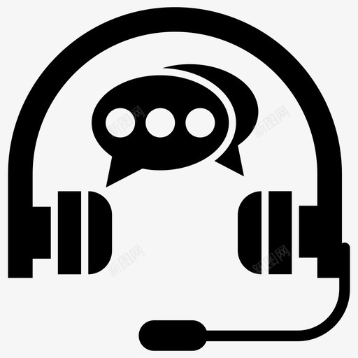 耳机通讯工具收听设备图标svg_新图网 https://ixintu.com 图标 实体 实体图 工具 收发机 收听 耳机 虚拟现实 设备 通讯 音乐