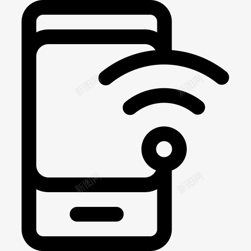 Wifi电话15线路图标svg_新图网 https://ixintu.com Wifi 电话15 线路