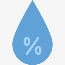 湿度标志矢量湿度天气161平坦图标高清图片