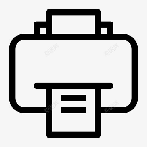 印刷电子办公图标svg_新图网 https://ixintu.com 办公 印刷 打印机 技术 电子