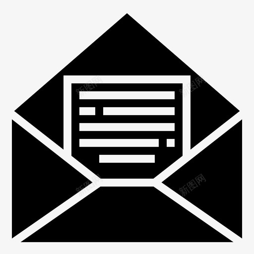 电报信封信件图标svg_新图网 https://ixintu.com 信件 信封 服务 标志 消息 电报 邮资