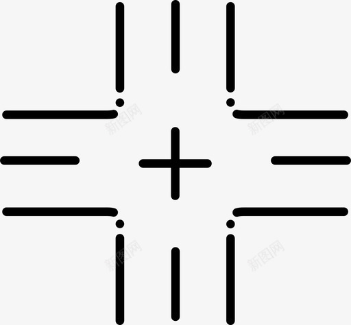 公路街道交通图标svg_新图网 https://ixintu.com 交通 公路 街道