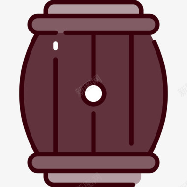 桶装啤酒32线性颜色图标图标