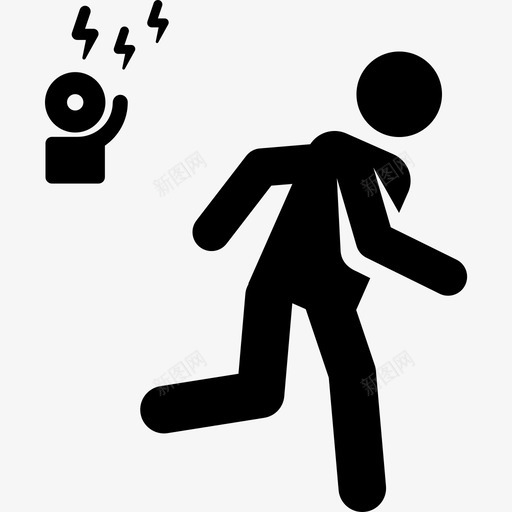 报警安全96已填充图标svg_新图网 https://ixintu.com 安全96 已填充 报警