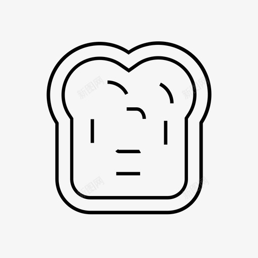 羽扇豆面包店面包图标svg_新图网 https://ixintu.com 三明治 羽扇豆 过敏 面包 面包店