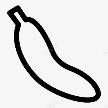 香蕉钙水果图标图标