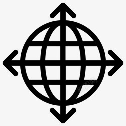 线路选项卡国际商务网络全球商务国际商务图标高清图片