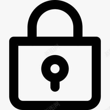 锁隐私私人图标图标
