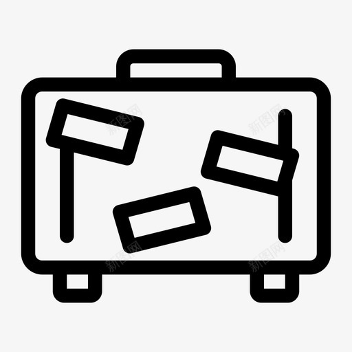 采购产品旅行公文包旅行公文包财产图标svg_新图网 https://ixintu.com 中型 产品 公文包 夏季 旅行 旅行包 财产 采购