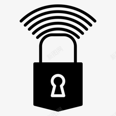 锁专用安全图标图标