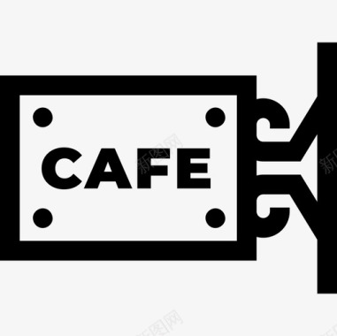 咖啡馆22号咖啡馆直系图标图标