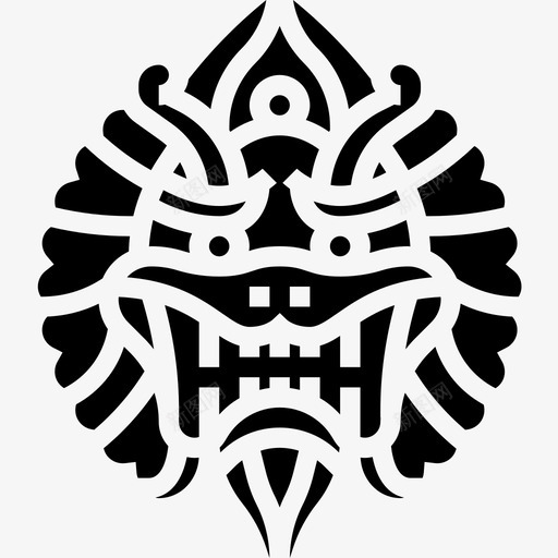 帝国守护狮中国符号4雕文图标svg_新图网 https://ixintu.com 中国 守护 帝国 符号 雕文