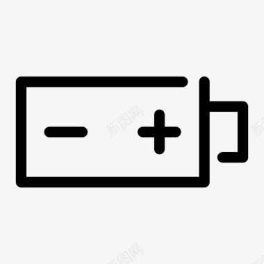 电池电池指示器电池电量图标图标