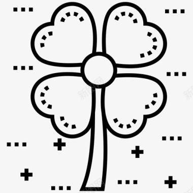 花雏菊花卉植物图标图标