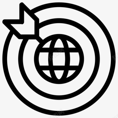 全球目标目标全球追求目标图标图标