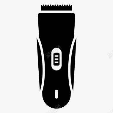 理发器电动理发器宠物字形图标图标
