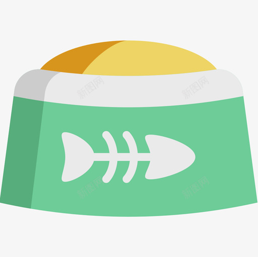 猫粮宠物15无糖图标svg_新图网 https://ixintu.com 宠物 无糖 猫粮