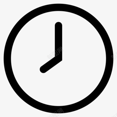 时间业务时钟图标图标