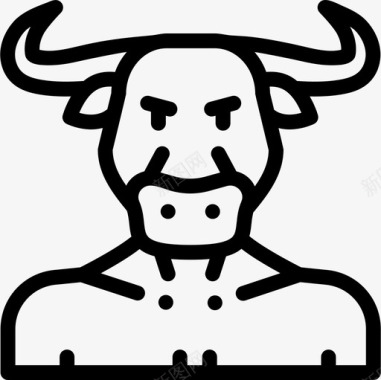 牛头怪神话直系图标图标