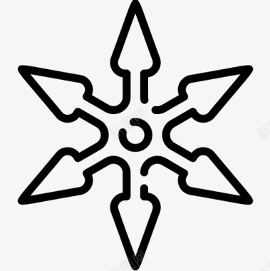 Shuriken忍者17直系图标图标