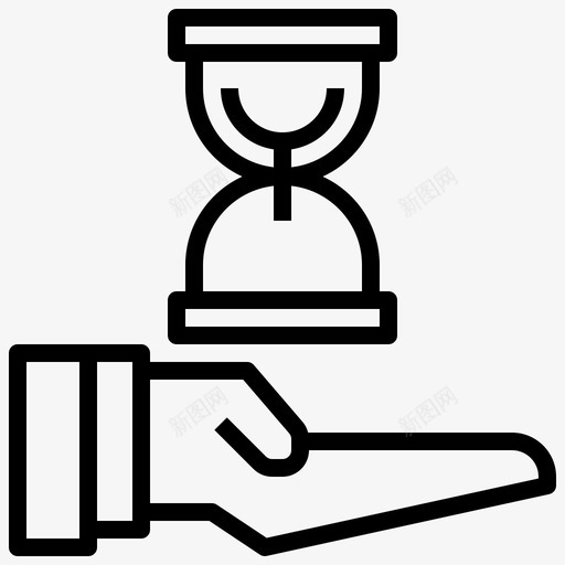 时间控制时钟教育图标svg_新图网 https://ixintu.com 人类生产力 教育 时钟 时间控制 沙子 沙钟