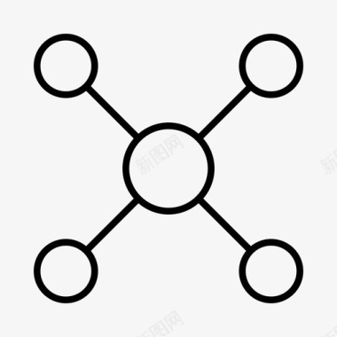 网络数字教育图标图标