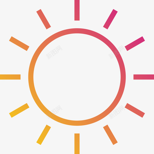 太阳天气145坡度图标svg_新图网 https://ixintu.com 坡度 天气145 太阳