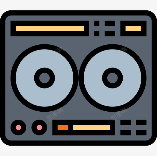 转台hipster14线性颜色图标svg_新图网 https://ixintu.com hipster14 线性颜色 转台