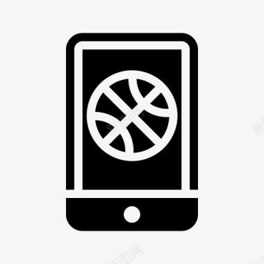 移动应用程序篮球手机图标图标
