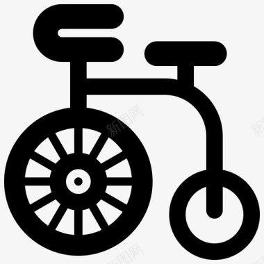 杂技自行车自行车极限图标图标
