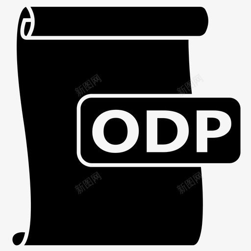 odp文件文件格式图标svg_新图网 https://ixintu.com odp odp文件 文件 文件格式 演示文稿