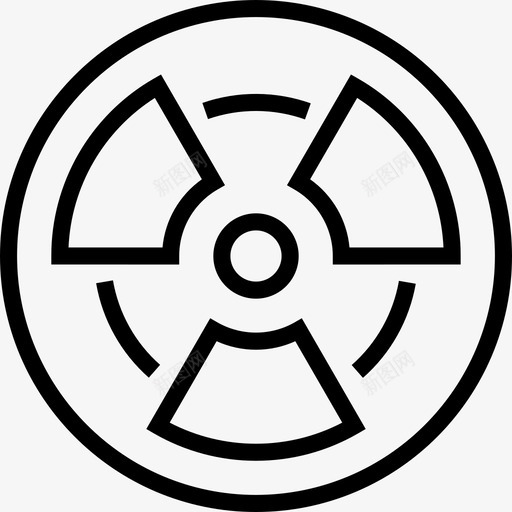 核科学72线性图标svg_新图网 https://ixintu.com 核科学72线性