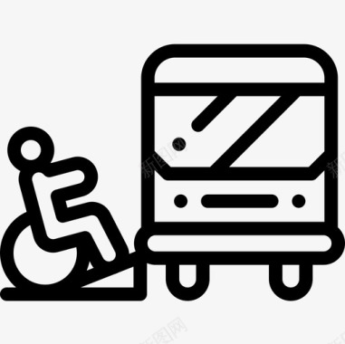 残疾人直系亲属图标图标