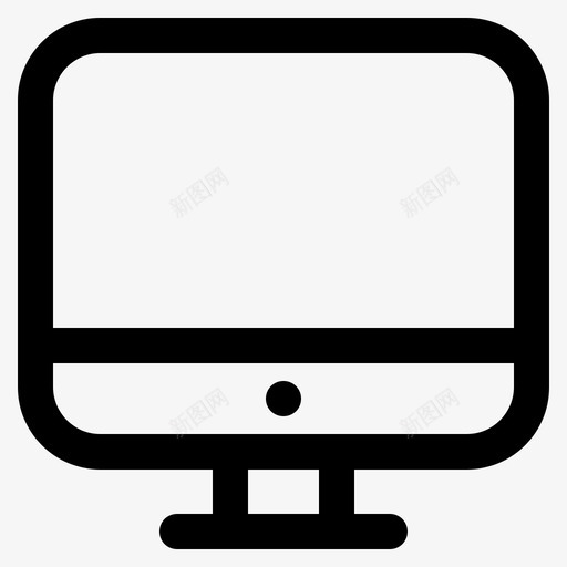 imac电脑显示器图标svg_新图网 https://ixintu.com imac 屏幕 显示器 电子 电子线 电脑 线路