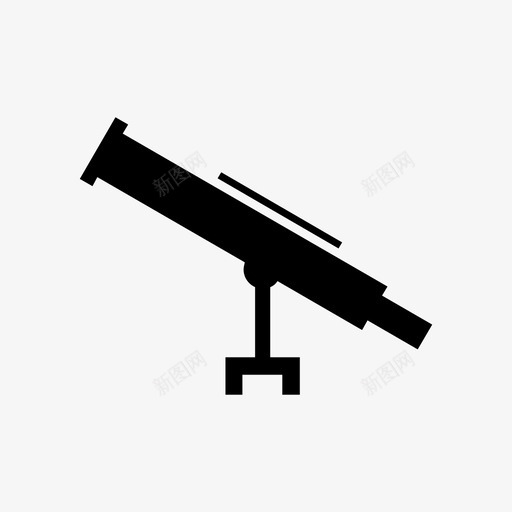 望远镜天文直径图标svg_新图网 https://ixintu.com 天文 放大 望远镜 直径 距离