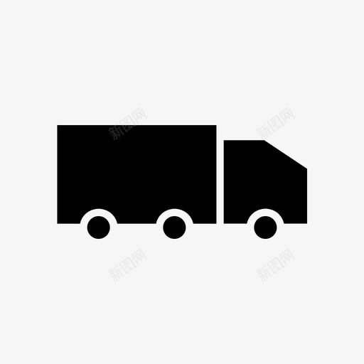 卡车汽车交付货物图标svg_新图网 https://ixintu.com 交付 卡车 图示 工具 拖车 新车 汽车 设置 货物 起重